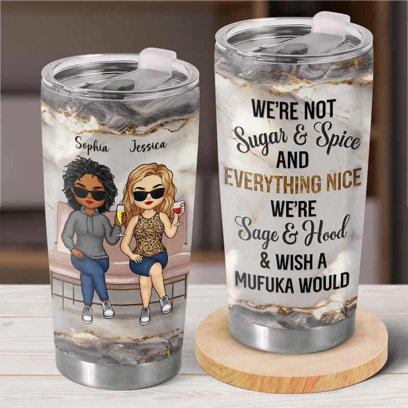 Friends Who Slay Together, Stay Together - Bestie Personalized Custom Tumbler -  Gift For Best Friends, BFF, Sisters