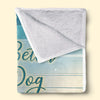The Road To My Heart Is Paved With Paw Prints - Dog Personalized Custom Blanket - Gift For Pet Owners, Pet Lovers