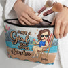 Gift A Little Love To Your Sisters And Besties - Bestie Personalized Custom Cosmetic Bag - Gift For Best Friends, BFF, Sisters