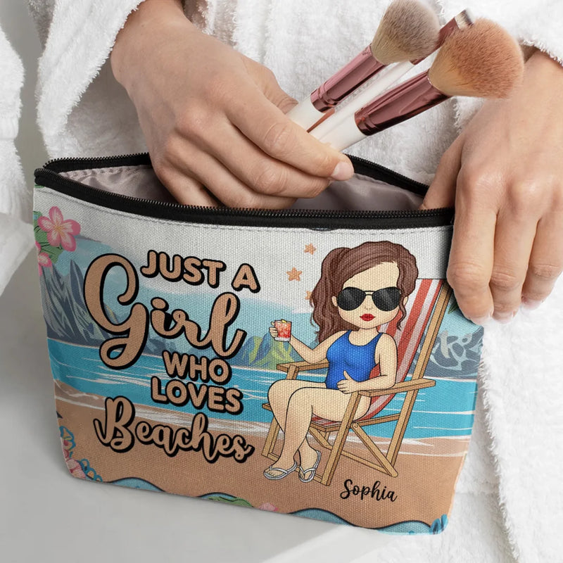 Gift A Little Love To Your Sisters And Besties - Bestie Personalized Custom Cosmetic Bag - Gift For Best Friends, BFF, Sisters