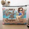 Gift A Little Love To Your Sisters And Besties - Bestie Personalized Custom Cosmetic Bag - Gift For Best Friends, BFF, Sisters