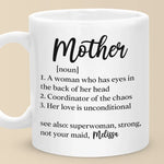 No Matter What, Mom’s Love Never Fades - Family Personalized Custom Mug - Gift For Mom