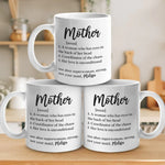 No Matter What, Mom’s Love Never Fades - Family Personalized Custom Mug - Gift For Mom