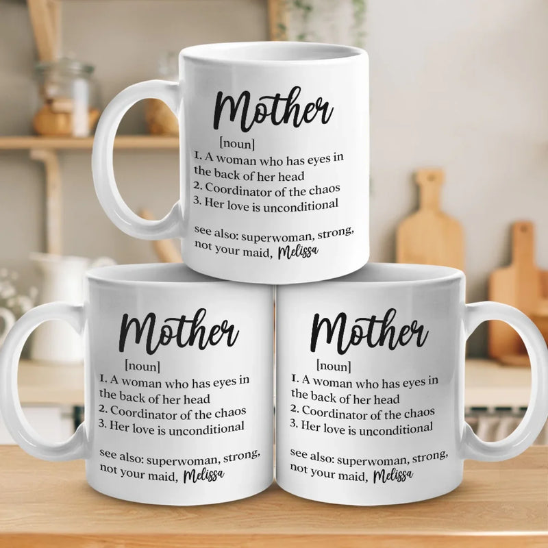 No Matter What, Mom’s Love Never Fades - Family Personalized Custom Mug - Gift For Mom, Grandma