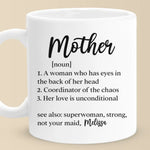 No Matter What, Mom’s Love Never Fades - Family Personalized Custom Mug - Gift For Mom