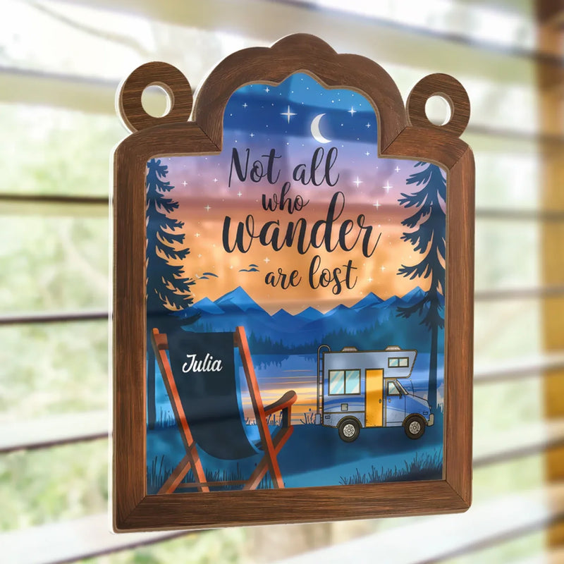 Sleep Under A Billion Stars - Family Personalized Window Hanging Suncatcher - Gift For Yourself, Best Friends, Siblings, Family Members