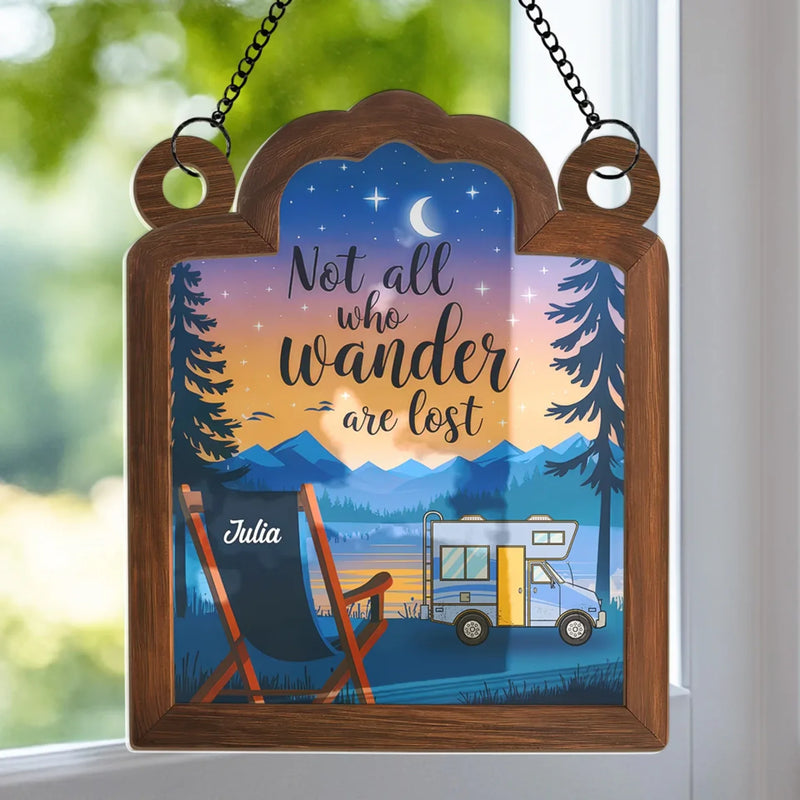 Sleep Under A Billion Stars - Family Personalized Window Hanging Suncatcher - Gift For Yourself, Best Friends, Siblings, Family Members