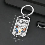 Unlock The Adventure With The Keys To The Camper - Camping Personalized Custom Keychain - Gift For Couple, Husband Wife, Camping Lovers