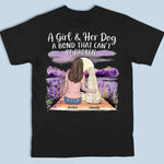 Paws And Love, Forever - Dog Personalized Custom Back Printed Unisex T-shirt, Hoodie, Sweatshirt - Gift For Dog Lovers, Daughters, Sisters