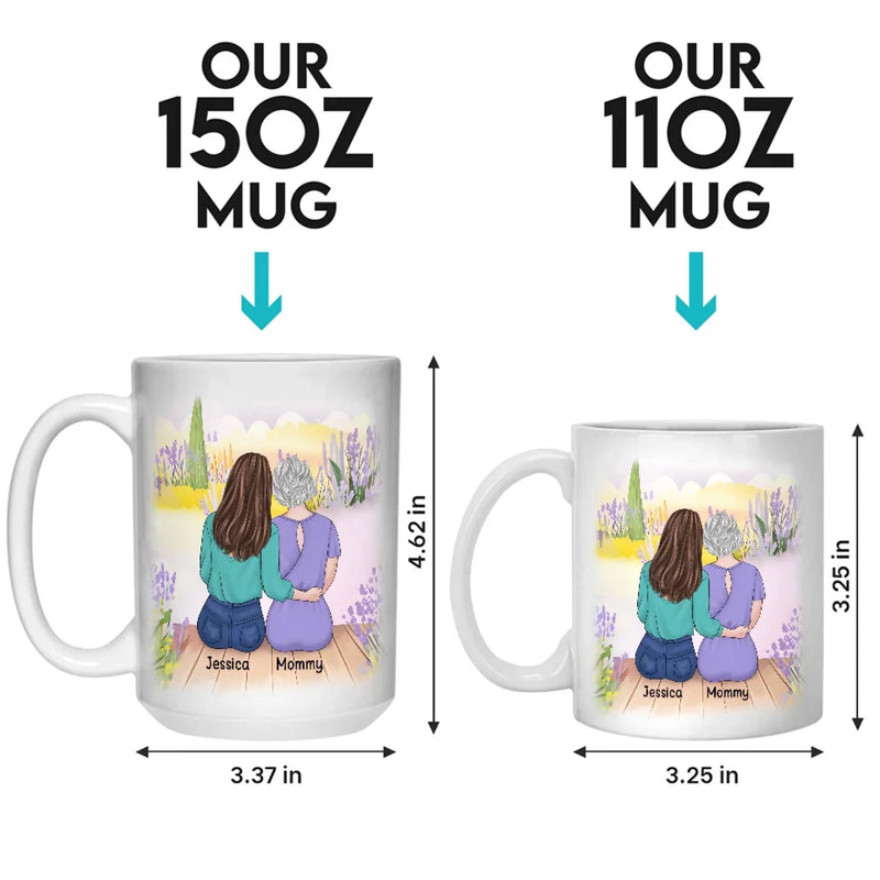 Anything For My Daughter - Family Personalized Custom Mug - Gift For Mom, Daughter