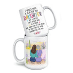Anything For My Daughter - Family Personalized Custom Mug - Gift For Mom, Daughter