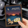 Adventure Awaits In Every Sunrise - Family Personalized Custom Car Visor Clip - Gift For Yourself, Best Friends, Siblings, Family Members