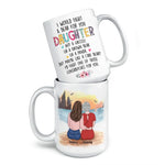 Our Hearts Are Bound Together By Laughter - Family Personalized Custom Mug - Gift For Mom, Daughter
