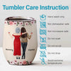 Don’t Forget How Awesome You Are - Family Personalized Custom Wine Tumbler -  Gift For Mom, Daughter