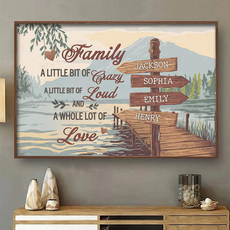 Turn Your Favorite Memories Into Something Special - Family Personalized Custom Horizontal Poster - Gift For Family Members