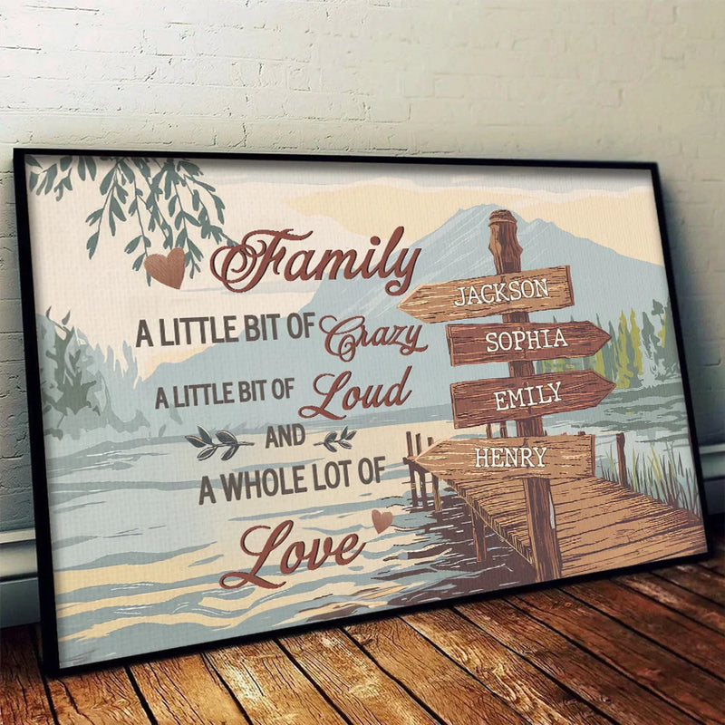Turn Your Favorite Memories Into Something Special - Family Personalized Custom Horizontal Poster - Gift For Family Members