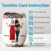 Remember Your Power, Always - Family Personalized Custom Wine Tumbler -  Gift For Mom, Daughter