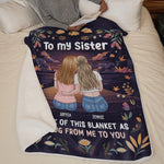Besties Make The Good Times Unforgettable - Bestie Personalized Custom Blanket - Gift For Best Friends, BFF, Sisters
