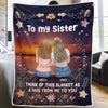 The Best Times Are The Ones Spent With You - Bestie Personalized Custom Blanket - Gift For Best Friends, BFF, Sisters