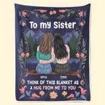 Perfect For Celebrating The Friend Who Lights Up Your Life - Bestie Personalized Custom Blanket - Gift For Best Friends, BFF, Sisters