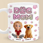 In A World Full Of Chaos, Pets Bring Peace - Dog & Cat Personalized Custom 3D Inflated Effect Printed Mug - Gift For Dog Moms, Dog Lovers