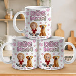 In A World Full Of Chaos, Pets Bring Peace - Dog & Cat Personalized Custom 3D Inflated Effect Printed Mug - Gift For Dog Moms, Dog Lovers