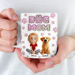 In A World Full Of Chaos, Pets Bring Peace - Dog & Cat Personalized Custom 3D Inflated Effect Printed Mug - Gift For Dog Moms, Dog Lovers