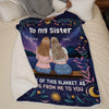 A Thoughtful Gift For The Person Who Knows You Best - Bestie Personalized Custom Blanket - Gift For Best Friends, BFF, Sisters