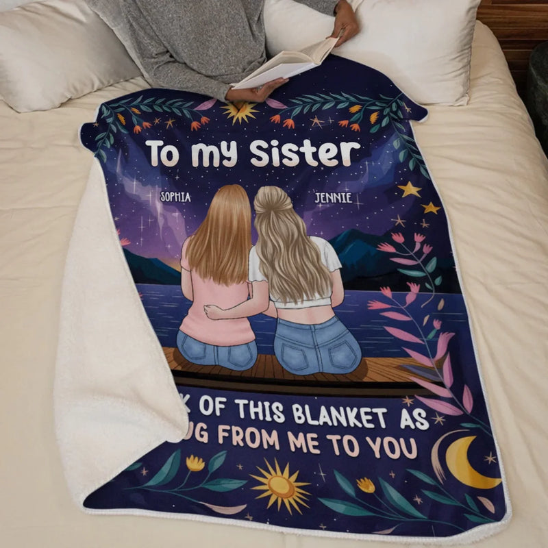 A Thoughtful Gift For The Person Who Knows You Best - Bestie Personalized Custom Blanket - Gift For Best Friends, BFF, Sisters