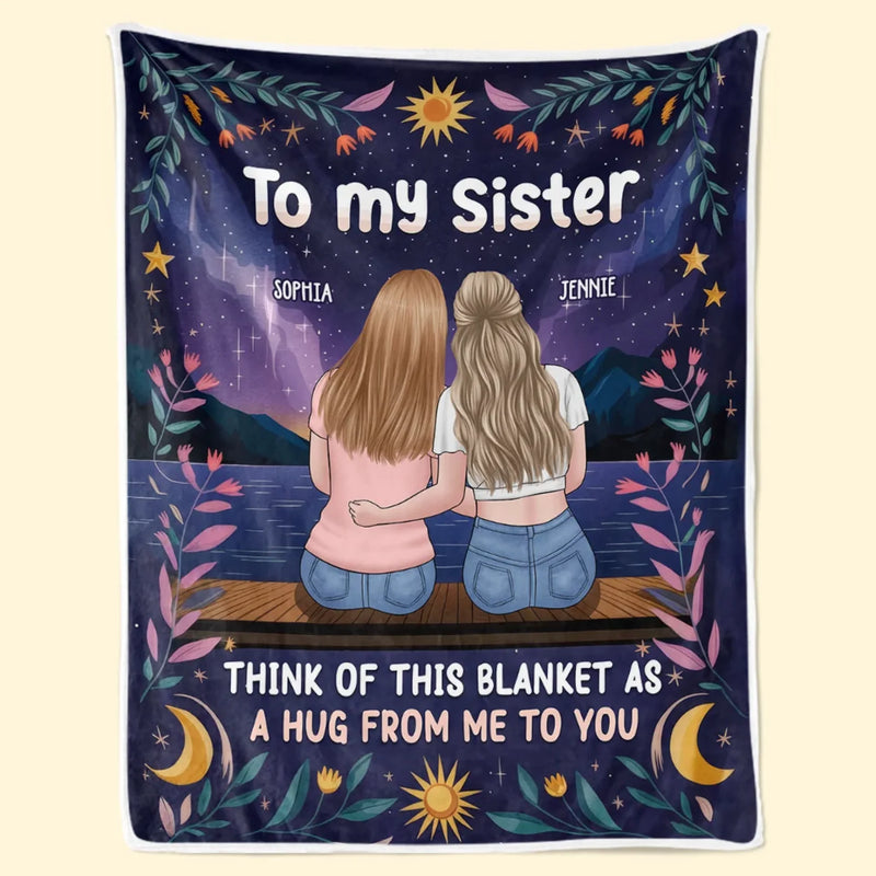 A Thoughtful Gift For The Person Who Knows You Best - Bestie Personalized Custom Blanket - Gift For Best Friends, BFF, Sisters