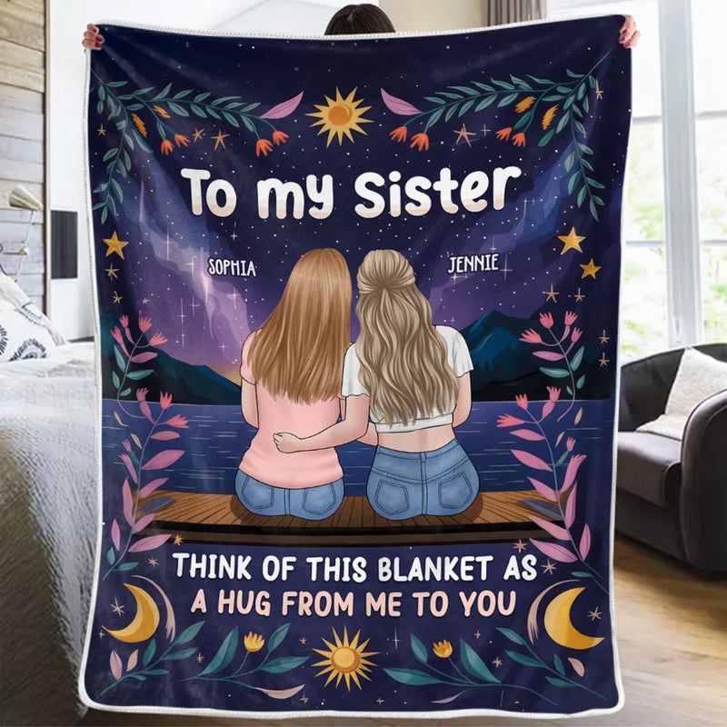 A Thoughtful Gift For The Person Who Knows You Best - Bestie Personalized Custom Blanket - Gift For Best Friends, BFF, Sisters