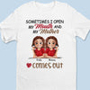 Like Mother Like Daughter - Family Personalized Custom Unisex T-shirt, Premium T-shirt, Hoodie - Mother's Day, Gift For Mom, Daughter