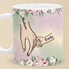 The Love In A Grandmother's Heart - Family Personalized Custom Mug - Gift For Mom, Grandma