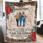 I Am The Storm - Family Personalized Custom Blanket - Mother's Day, Gift For Mom, Grandma