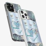 Blessed To Be Called A Grandma - Family Personalized Custom Clear Phone Case - Gift For Mom, Grandma