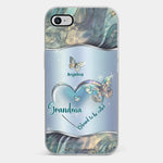 Blessed To Be Called A Grandma - Family Personalized Custom Clear Phone Case - Gift For Mom, Grandma