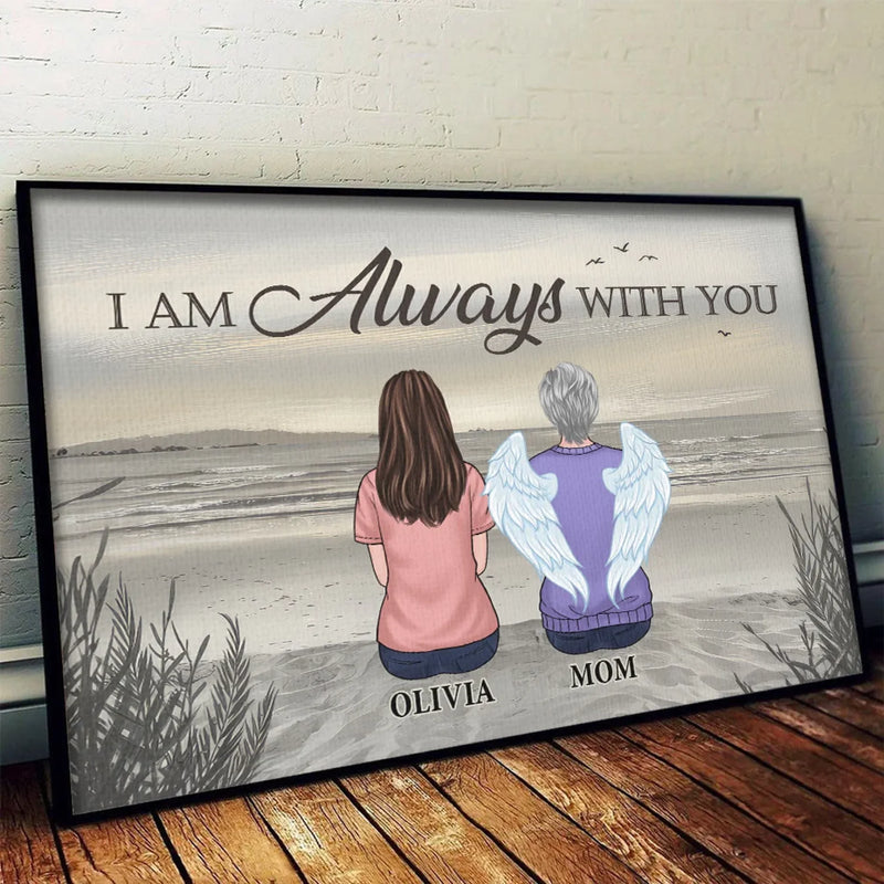 Memories Fade, But Love Lasts Forever - Memorial Personalized Custom Horizontal Poster - Sympathy Gift For Family Members