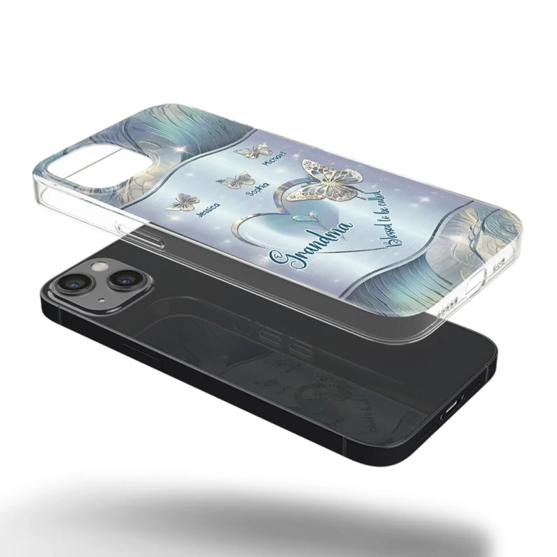 Home Is Where Your Grandma Is - Family Personalized Custom Clear Phone Case - Gift For Mom, Grandma