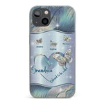 Home Is Where Your Grandma Is - Family Personalized Custom Clear Phone Case - Gift For Mom, Grandma