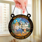 A Little Piece Of The Outdoors For Your Favorite Space - Family Personalized Window Hanging Suncatcher Ornament - Gift For Campers, RV Travelers, Family
