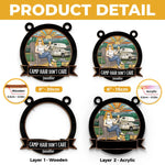Perfect For Adding A Touch Of Nature To Your Home - Family Personalized Window Hanging Suncatcher Ornament - Gift For Campers, RV Owners, Road Trippers