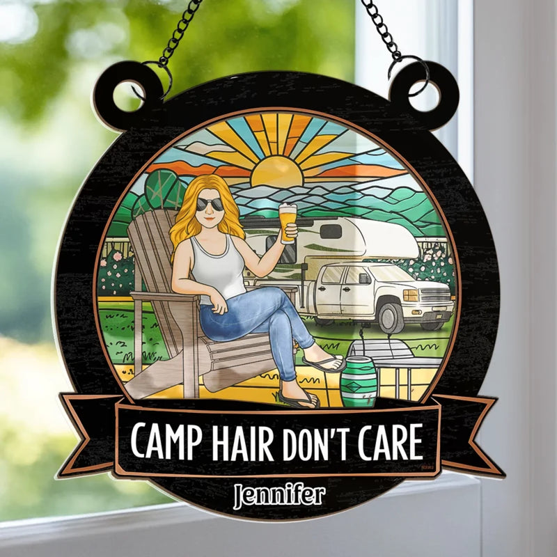 Perfect For Adding A Touch Of Nature To Your Home - Family Personalized Window Hanging Suncatcher Ornament - Gift For Yourself, Best Friends, Siblings, Family Members