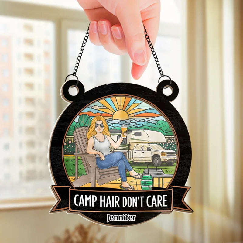 Perfect For Adding A Touch Of Nature To Your Home - Family Personalized Window Hanging Suncatcher Ornament - Gift For Yourself, Best Friends, Siblings, Family Members