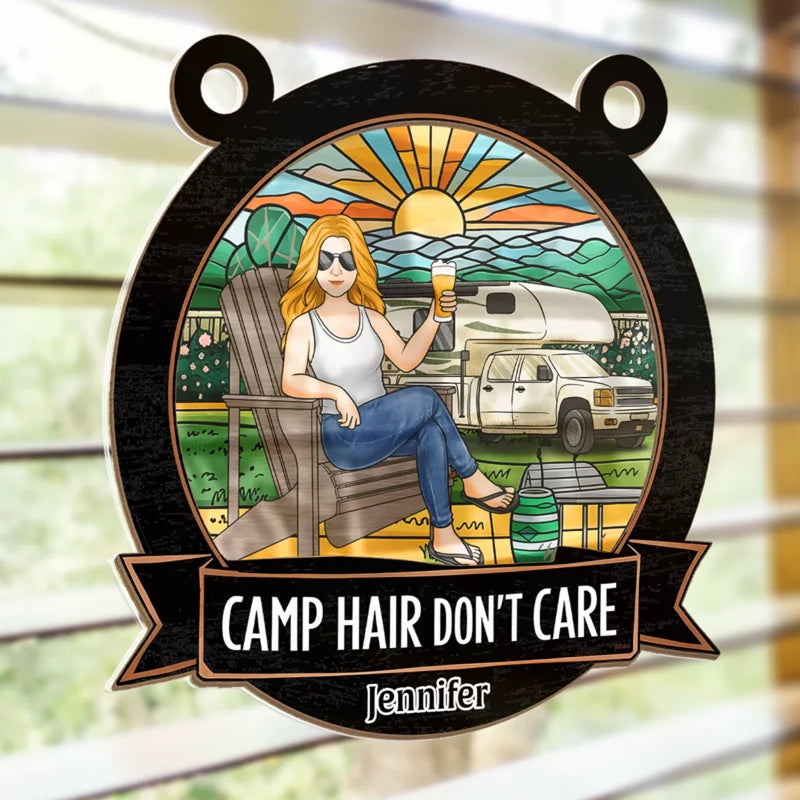 Perfect For Adding A Touch Of Nature To Your Home - Family Personalized Window Hanging Suncatcher Ornament - Gift For Yourself, Best Friends, Siblings, Family Members