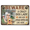 A Fun Way To Show Off Your Love For Your Furry Friends - Dog Personalized Custom Home Decor Metal Sign - House Warming Gift For Pet Owners, Pet Lovers