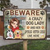 A Fun Way To Show Off Your Love For Your Furry Friends - Dog Personalized Custom Home Decor Metal Sign - House Warming Gift For Pet Owners, Pet Lovers