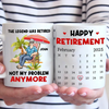 Work Ends, Life Begins - Coworker Personalized Custom Mug - Appreciation, Retirement Gift For Coworkers, Work Friends, Colleagues