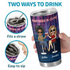 Partners In Crime And Cocktails - Bestie Personalized Custom Tumbler -  Gift For Best Friends, BFF, Sisters