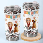 Fur-Ever In My Heart - Dog & Cat Personalized Custom 3D Inflated Effect Printed Tumbler - Gift For Pet Owners, Pet Lovers