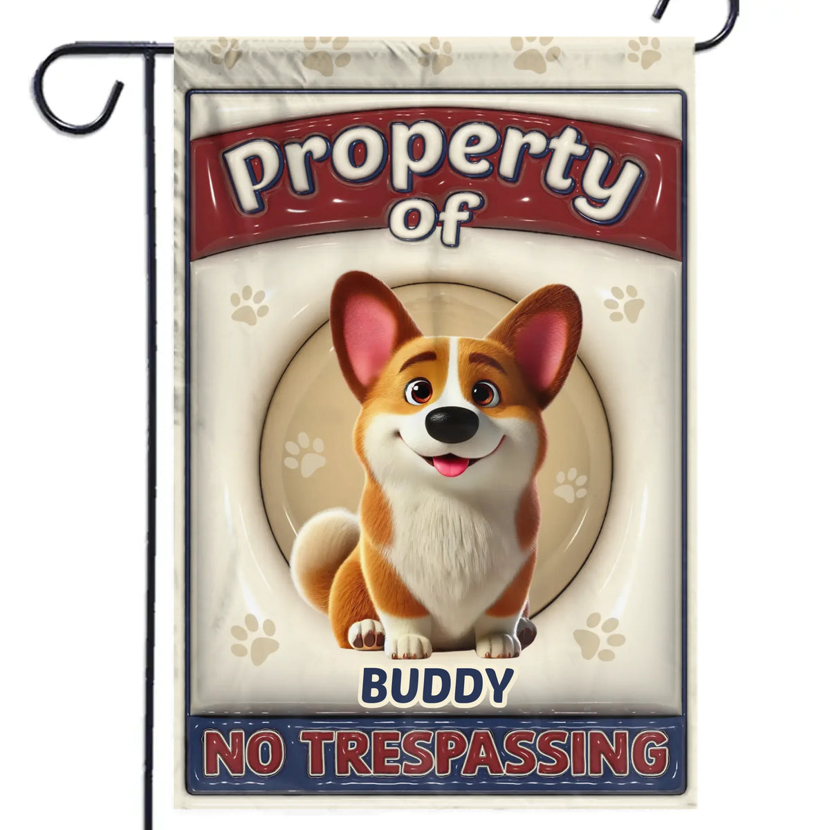 Pets Fill Our Hearts With Joy - Dog & Cat Personalized Custom 3D Inflated Effect Printed Flag - Gift For Pet Owners, Pet Lovers